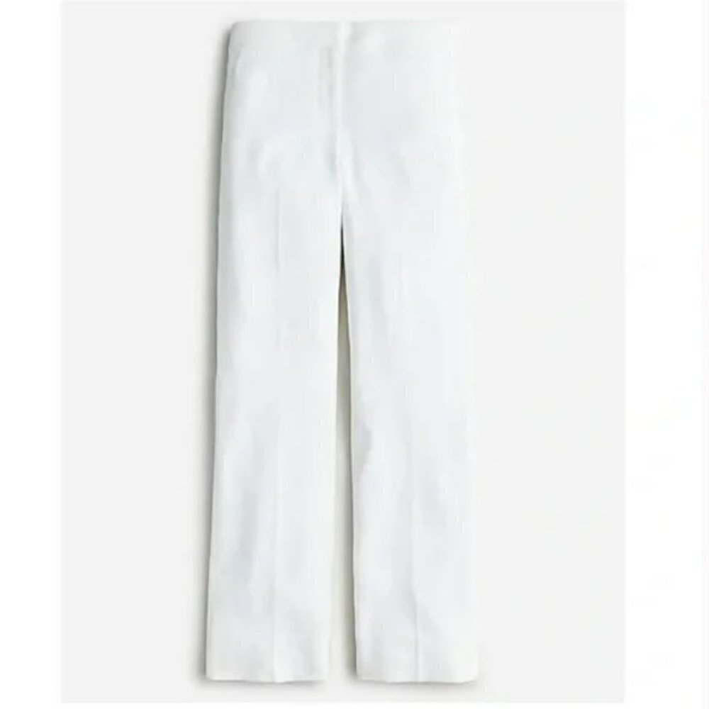 NWT - J. Crew Willa full-length flare pant in stretch linen blend